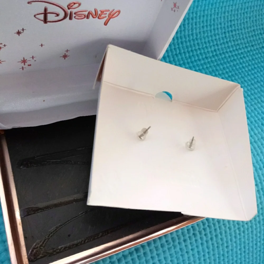 Disney Minnie mouse Fine Silver Plated Stud Earrings - Yellow